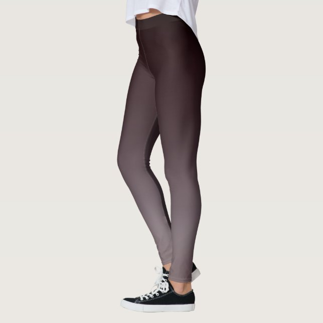 Legging Vermelho Preto Para Fade Gradiente De Cinza (Esquerda)