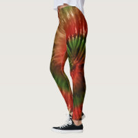 Vermelho Verde e Dourado Psicodélico Tie Dye