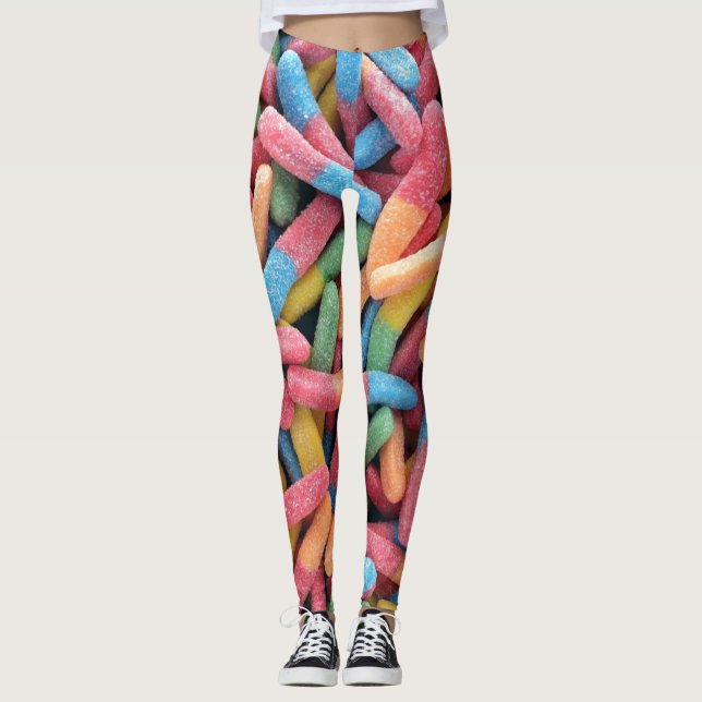 Legging Vermes de Glúmulo Avermelhos (Frente)