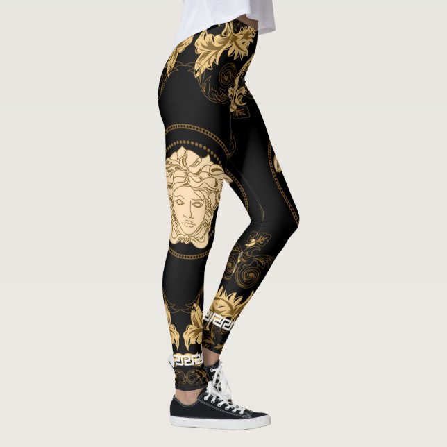 Legging Versace New Season Moderna Typografia Design (Direita)