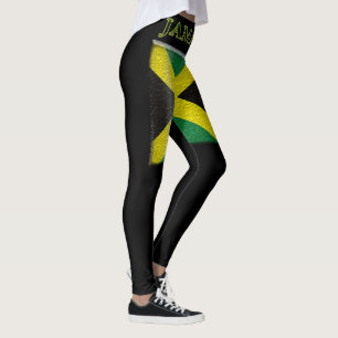 Legging Versão 2 das caneleiras da bandeira das senhoras