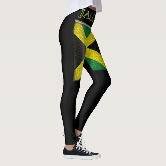 Legging Versão 2 das caneleiras da bandeira das senhoras (Direita)