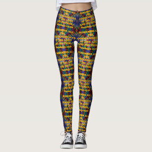 Legging Verso da bíblia do 15:39 dos números.