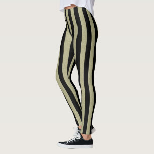Legging Vertical preto das listras em alguma cor