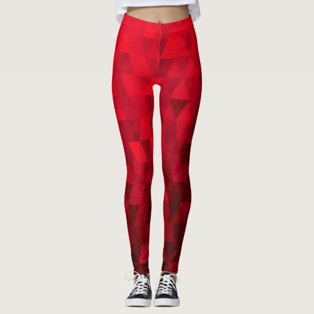 Legging Vertigens vermelhos (Frente)