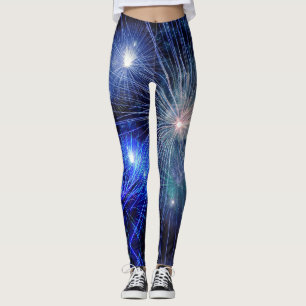 Legging Véspera de ano novo Fireworks - Power yoga Ir