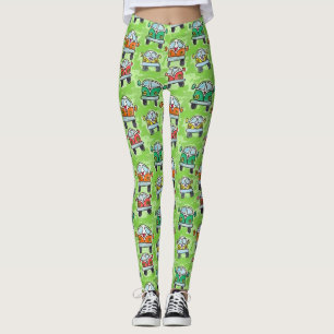 Legging Viagem por estrada de Van de campista