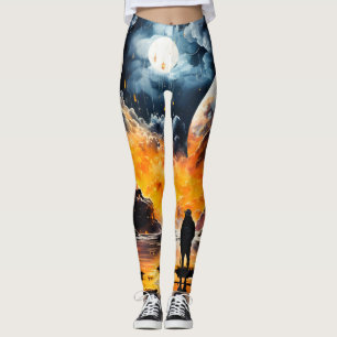 Legging Viajante Astronauta Jornada Horizonte Cósmico