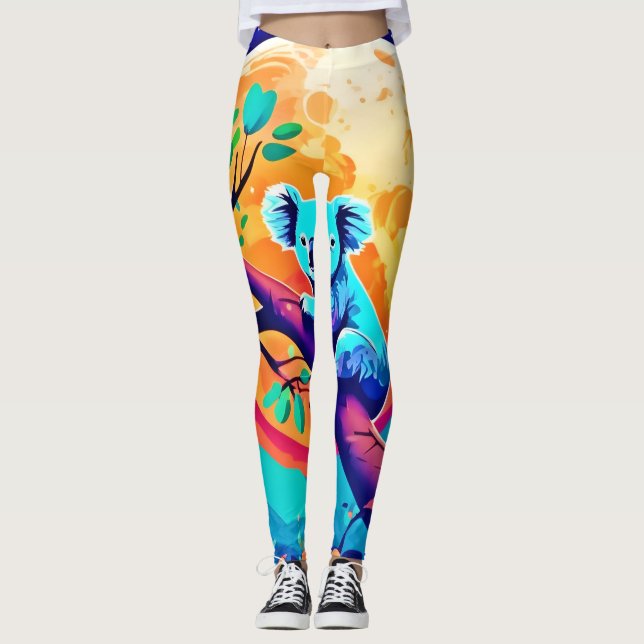 Legging Vibrant Koala Moon (Frente)