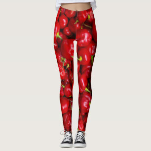 Legging Vibrant Red Chili Pepper Harvest