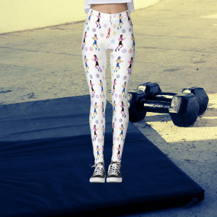 Legging "Vibrant Stride Women Girls Leggings"