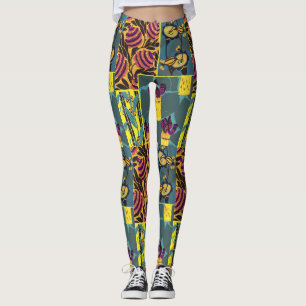 Legging Vibrante Estilo Maximalista com Estampa Floral Rox