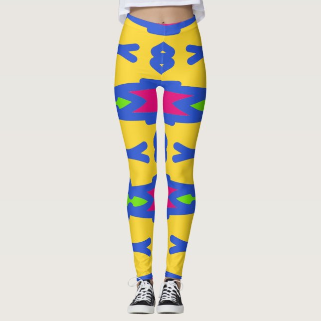 Legging Vibrante trendy multicolor"Ratti_Creative_Arts" L (Frente)