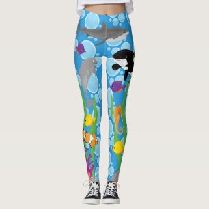 Legging Vida marinha