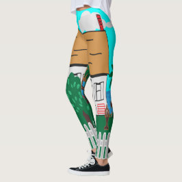 Legging Vida Na Praia