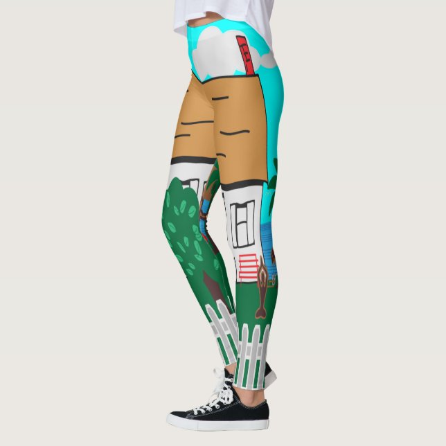 Legging Vida Na Praia (Esquerda)