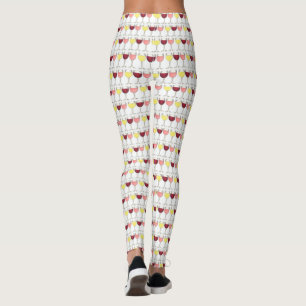 Legging Vidro de Vidro de Rosé Branco Vermelho Vidro Vinho