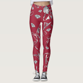 Legging Vidro e diamantes estilhaçados