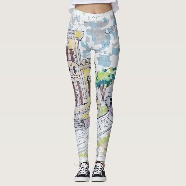 Legging Vila Amarela Histórica (Frente)