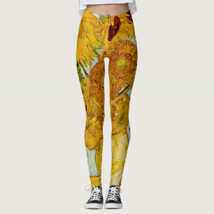 Legging Vincent Van Gogh 12 Sunflower Impressionista