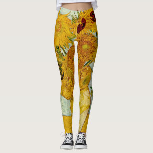 Legging Vincent Van Gogh 12 Sunflower Impressionista