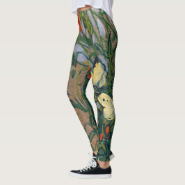 Legging Vincent van Gogh - Borboletas e papagaios