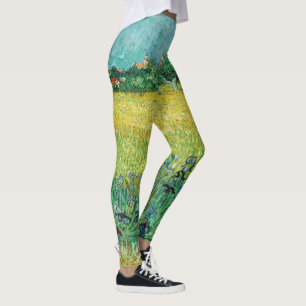 Legging Vincent van Gogh - Campo com irlandeses perto de A