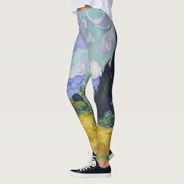 Legging Vincent Van Gogh - Campo de Trigo com Cipras (Esquerda)