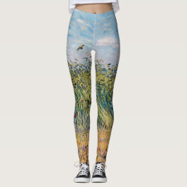 Legging Vincent van Gogh - Campo de trigo com Lark