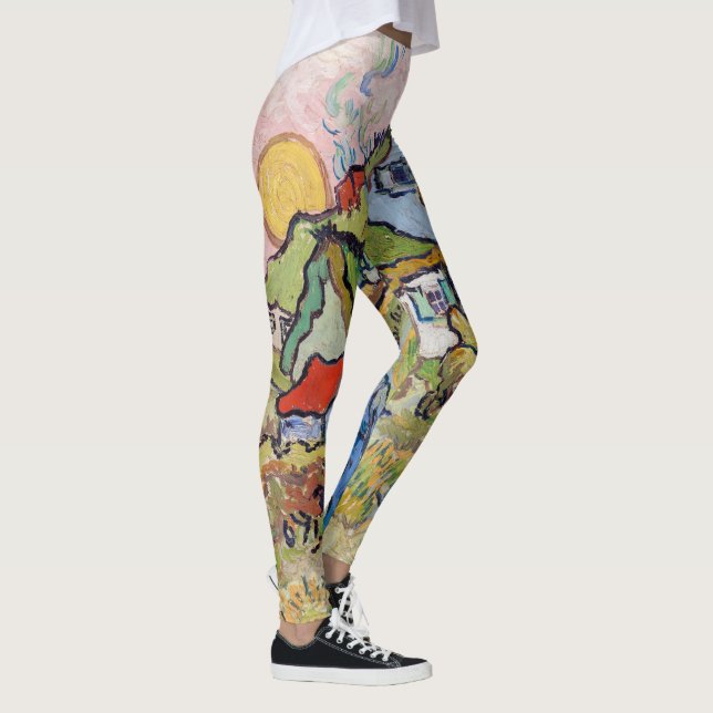 Legging Vincent van Gogh - Casas e Figura (Direita)