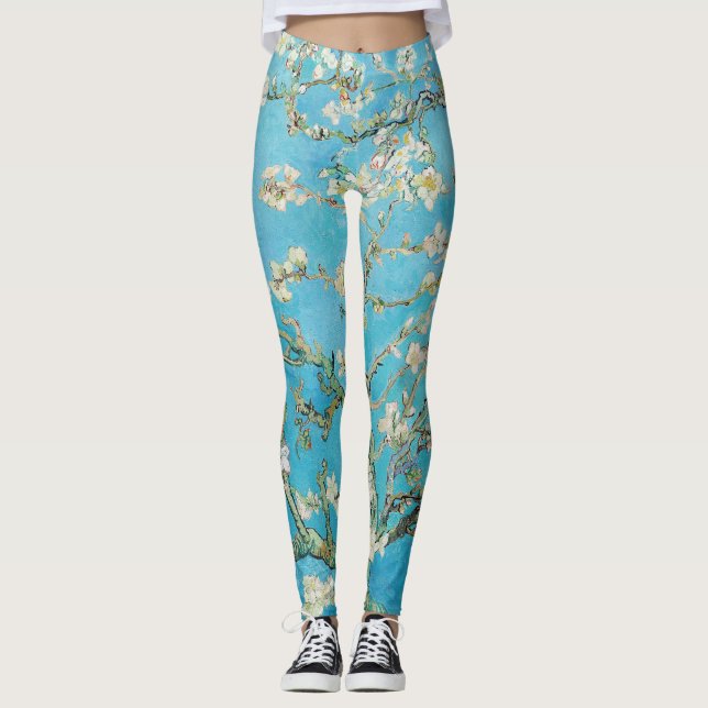Legging Vincent van Gogh - Flor de Amendoeira (Frente)