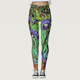 Legging Vincent Van Gogh - Íris - Amante de Flores Arte Fi