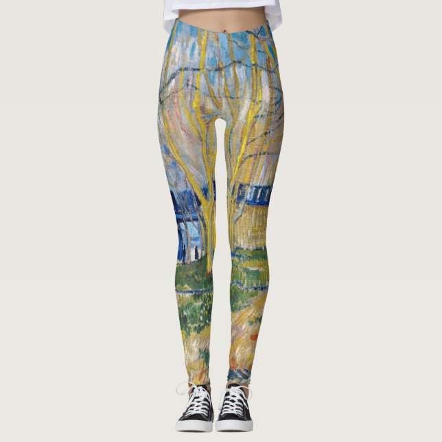 Legging Vincent van Gogh - O Comboio Azul (Frente)