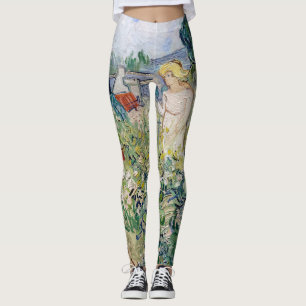 Legging Vincent van Gogh - Srta. Gachet em seu jardim