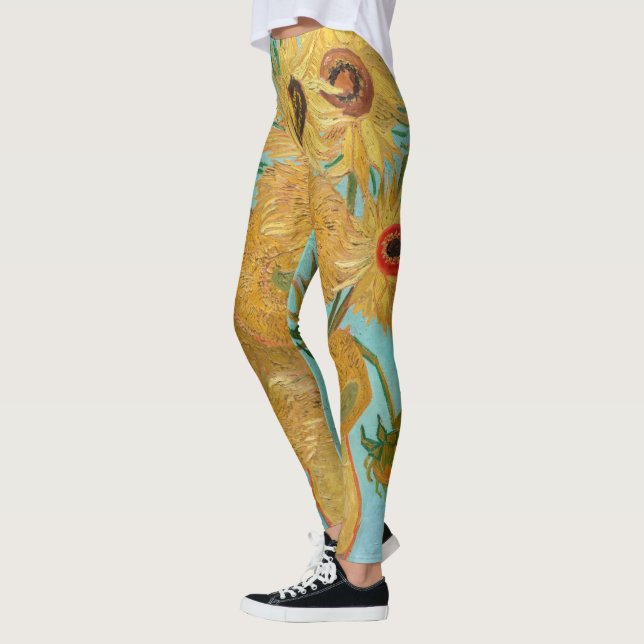Legging Vincent Van Gogh - Vase com Doze Girassóis (Esquerda)