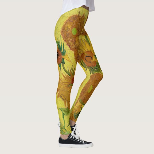 Legging Vincent van Gogh - Vase com Quinze Girassóis (Direita)