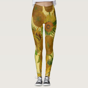 Legging Vincent van Gogh - Vase com Quinze Girassóis