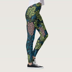 Legging Vinhas com cachos de uvas rosadas