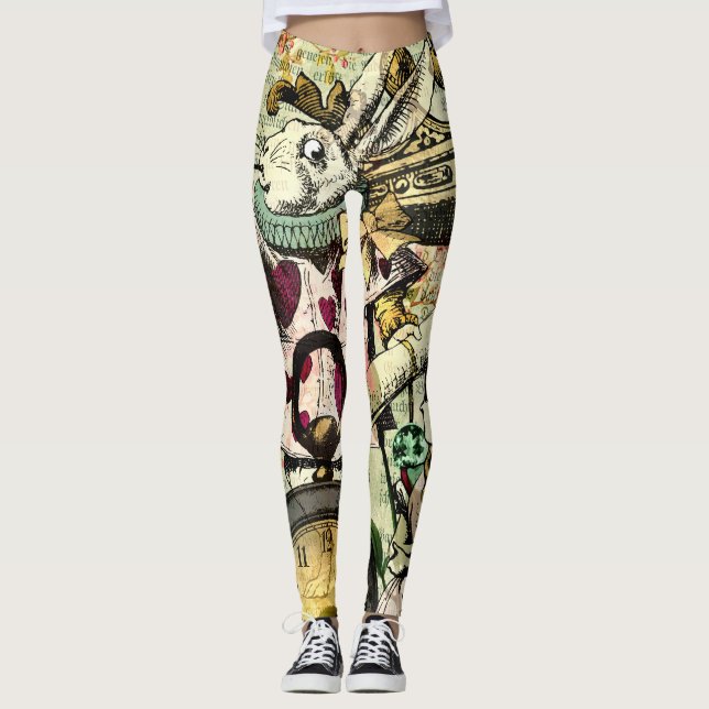Legging Vintage Alice no País das Maravilhas (Frente)