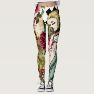Legging Vintage Alice no País das Maravilhas