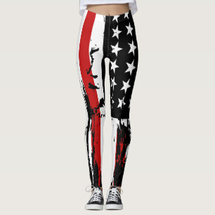 Legging Vintage American Flag