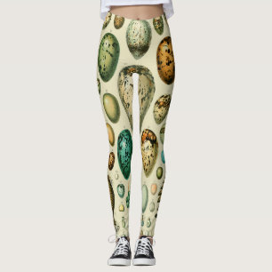 Legging Vintage Bird Ovos de Peixes Franceses