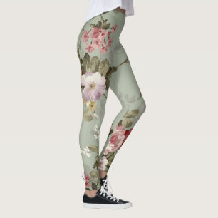 Legging Vintage Dusty Olive Green Design