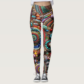 Legging vintage floral