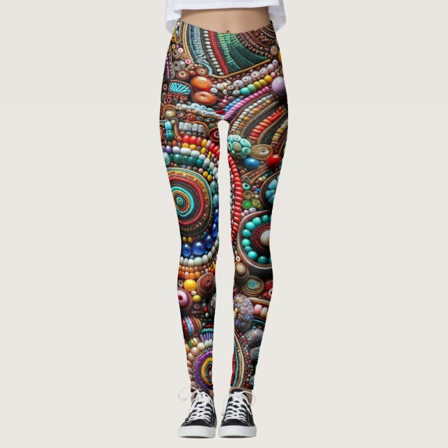 Legging vintage floral (Frente)