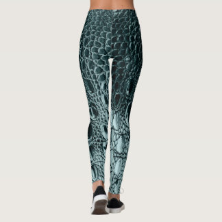 LEGGING VINTAGE "HORNBACK" ALLIGATOR TEAL REVISTO