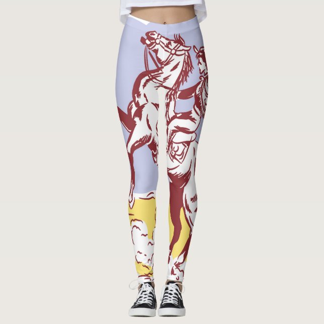 Legging Vintage Line Drawing. (Frente)