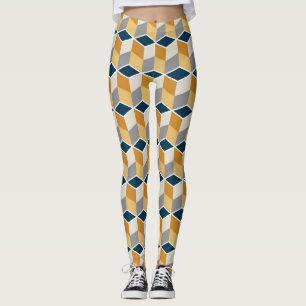 Legging Vintage Luxury: Padrão Elegante Sem Olho.