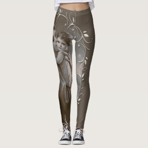 Legging Vintage Madonna e Child com Silver Frame