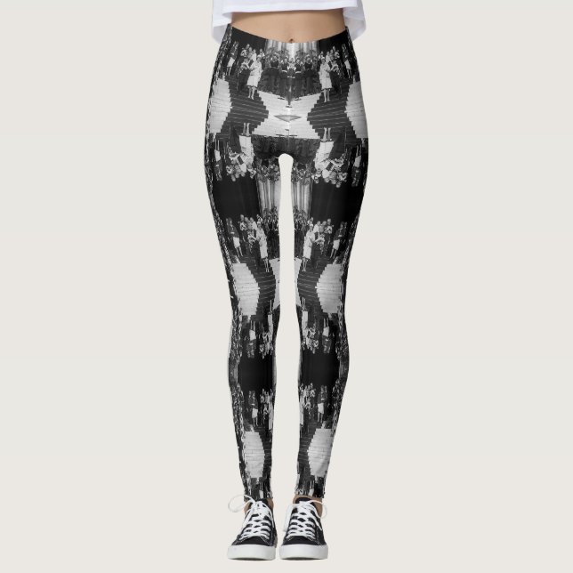 Legging Vintage Mônaco Prince Albert e Princesa Grace (Frente)